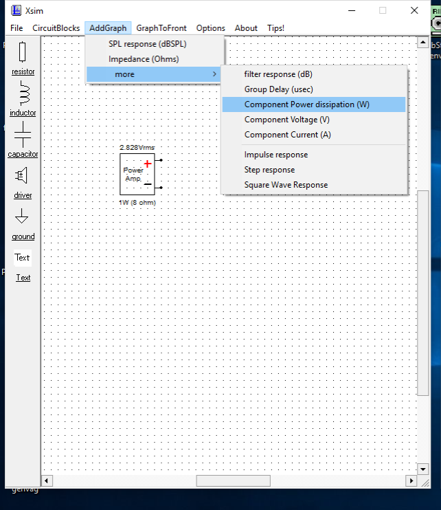 Xsim component Power Dissipation.png