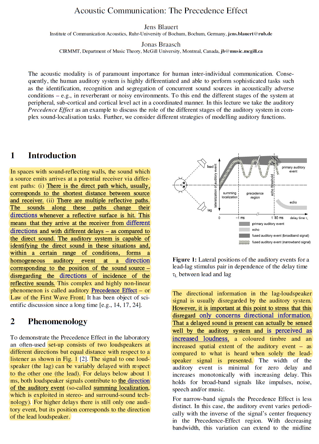 Precedence effekt lecture by Blauert.jpg