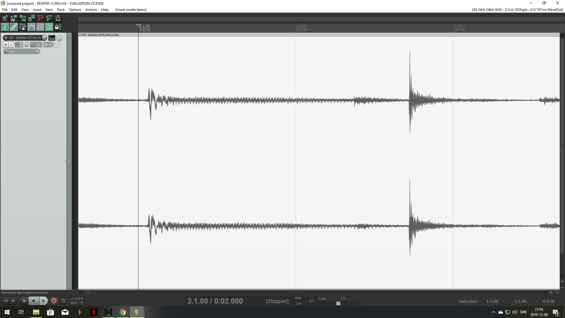 Ghetto of My Mind Bass and Snare.png