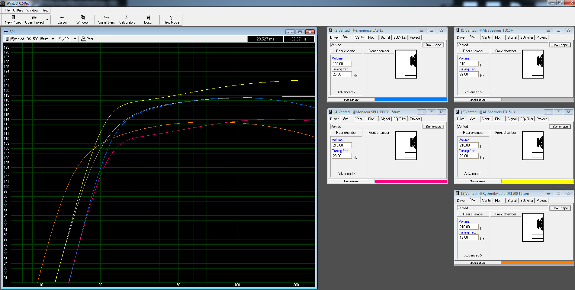Olika 15tum SPL vid Xmax 80grader talspoletemp..png