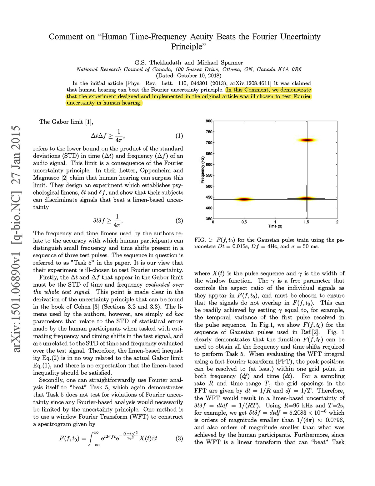Comment on Human Time-Frequency Acuity Beats the Fourier Uncertainty Principle 1501.06890 Sida_1.jpg